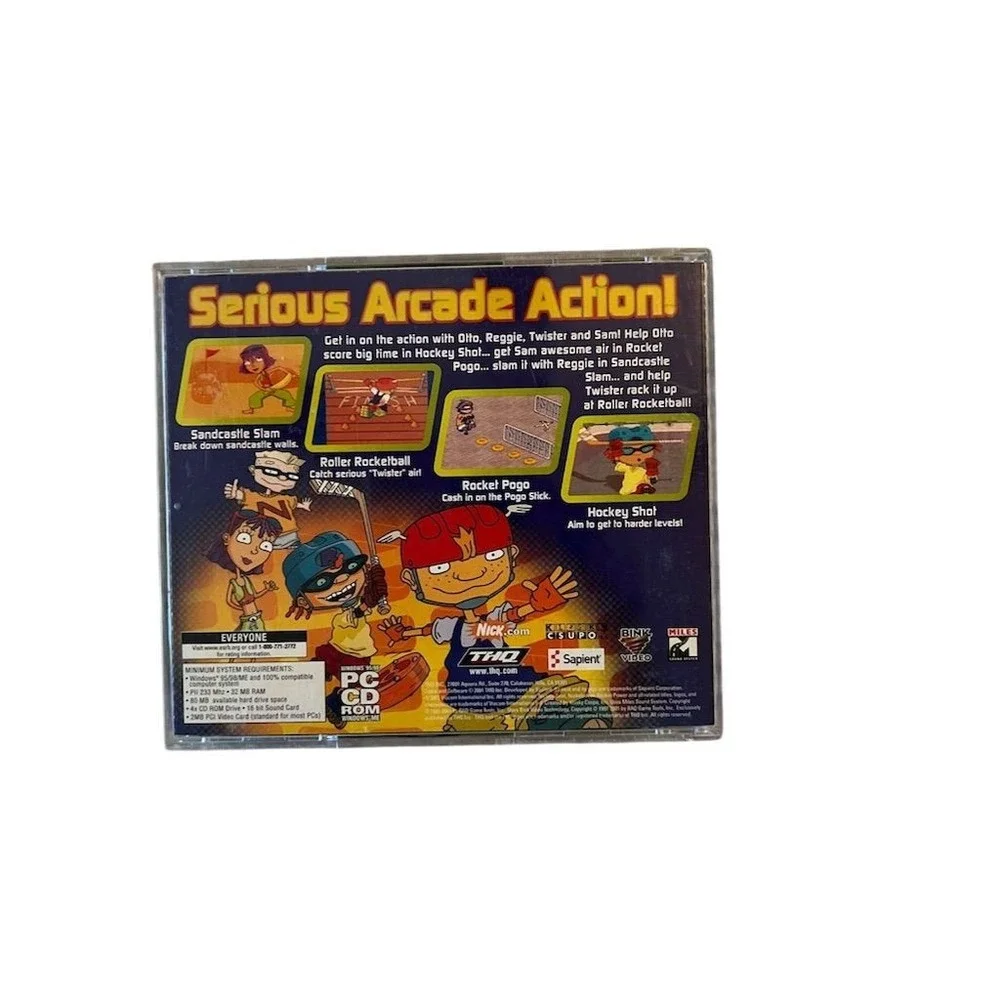 Rocket Power Team Rocket Rescue PC Game THQ 2001‎ Arcade Sports E Rating